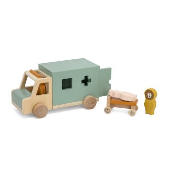 ambulancia de madera