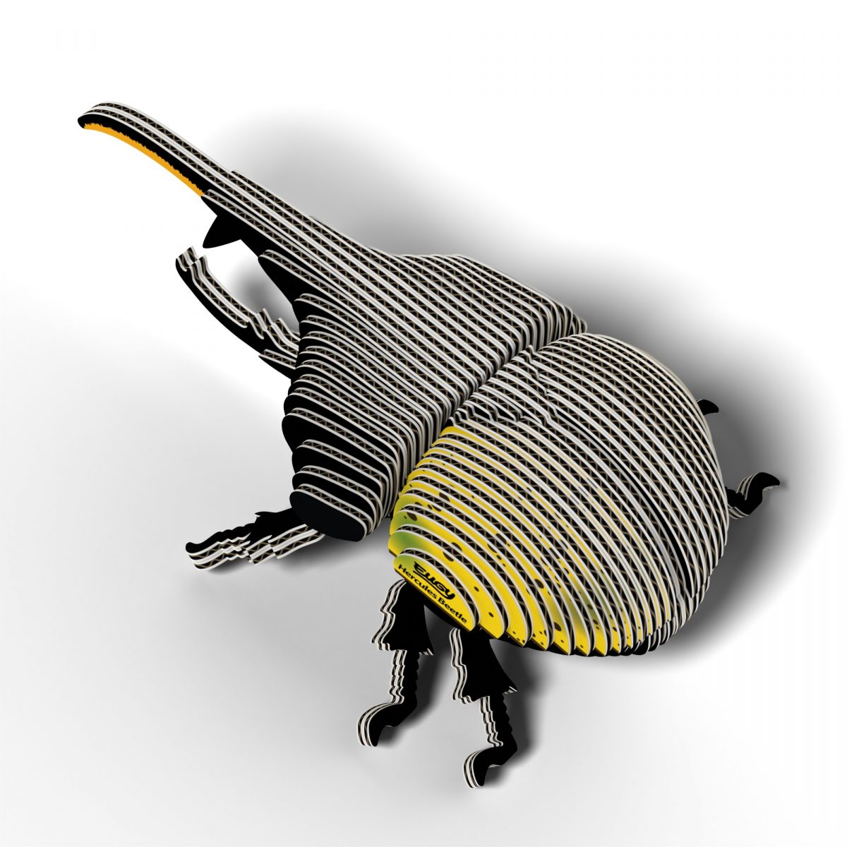 Eugy hercules beetle puzzle 3d