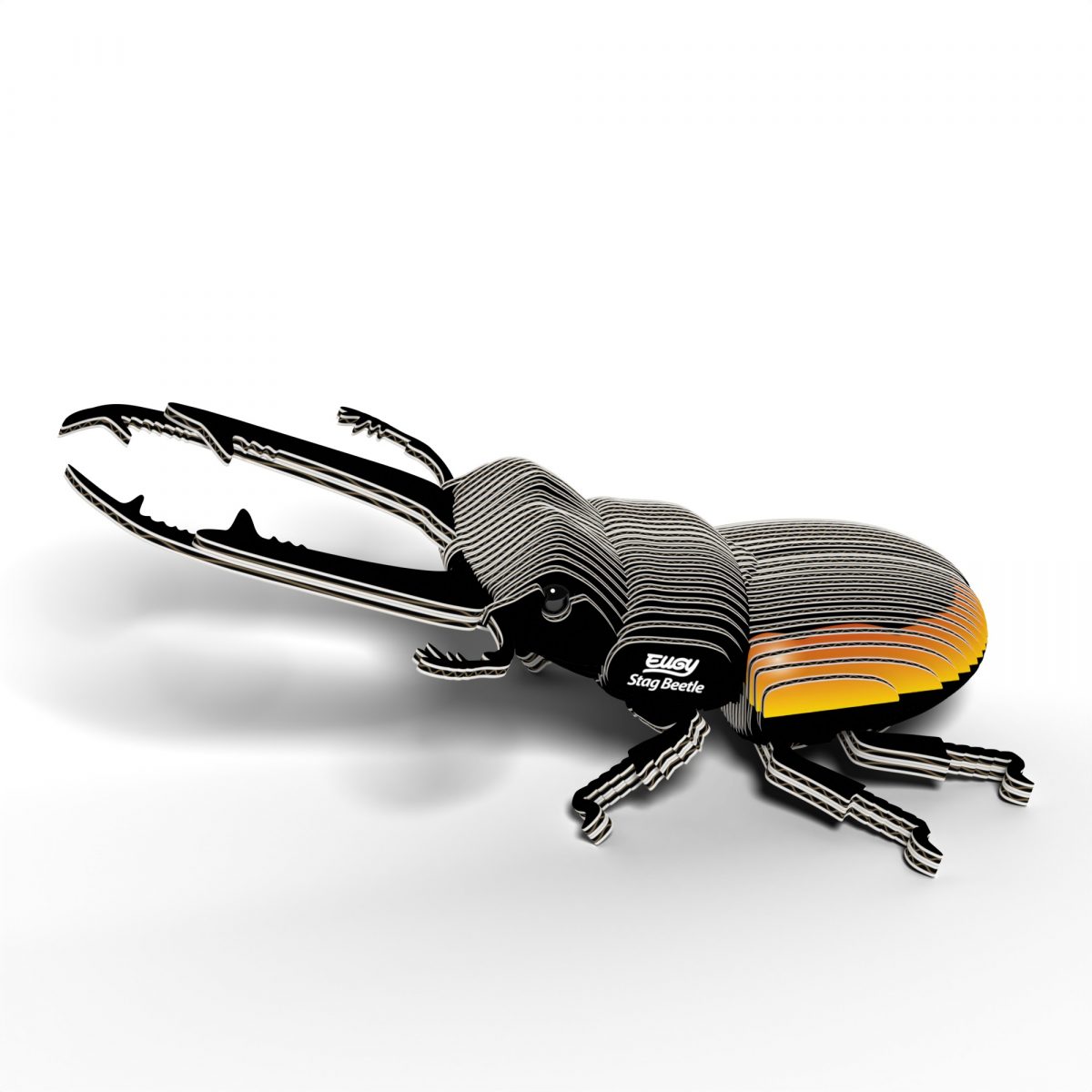 Eugy stag beetle puzzle 3d