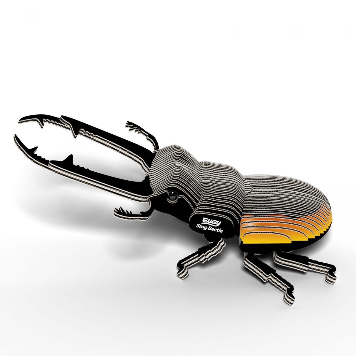 Eugy stag beetle puzzle 3d