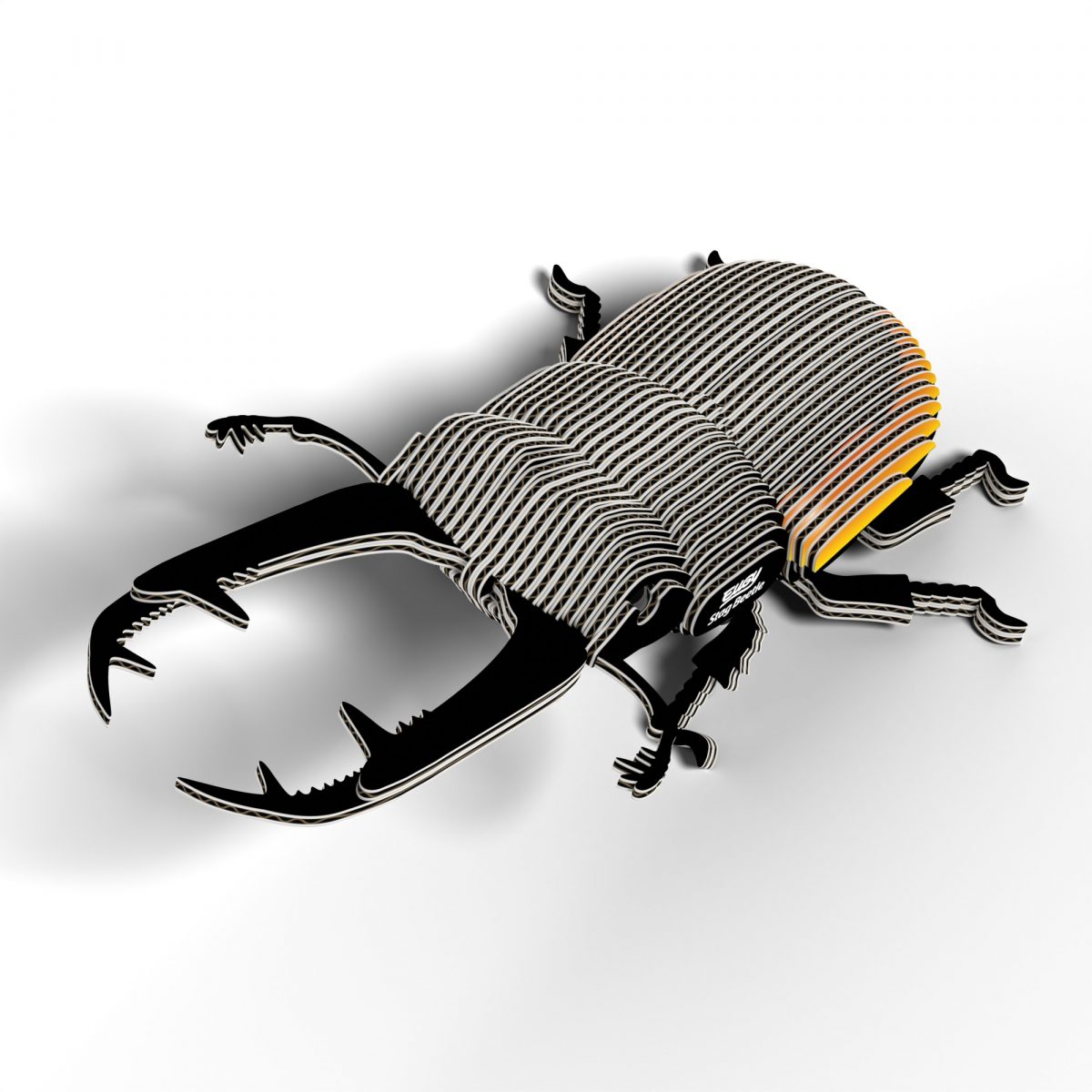 Eugy stag beetle puzzle 3d