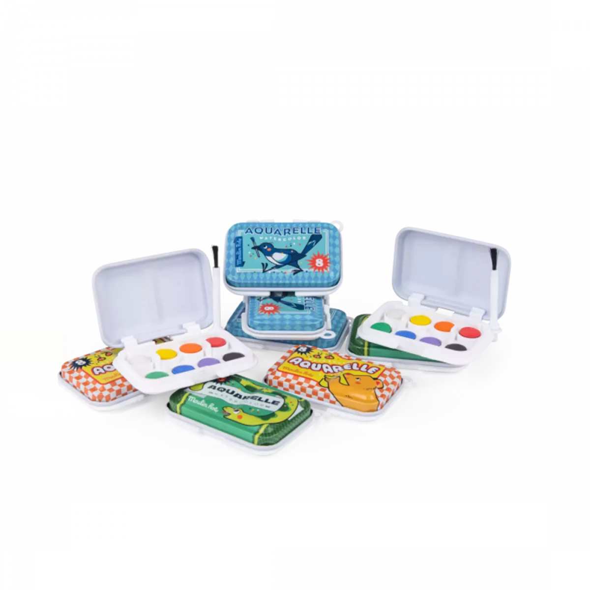 mini paleta acuarelas