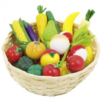 Cistella de fruites i llegums