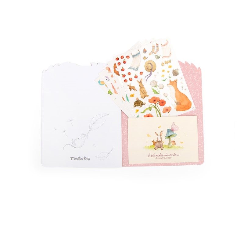 cuadern per pintar amb adhesius