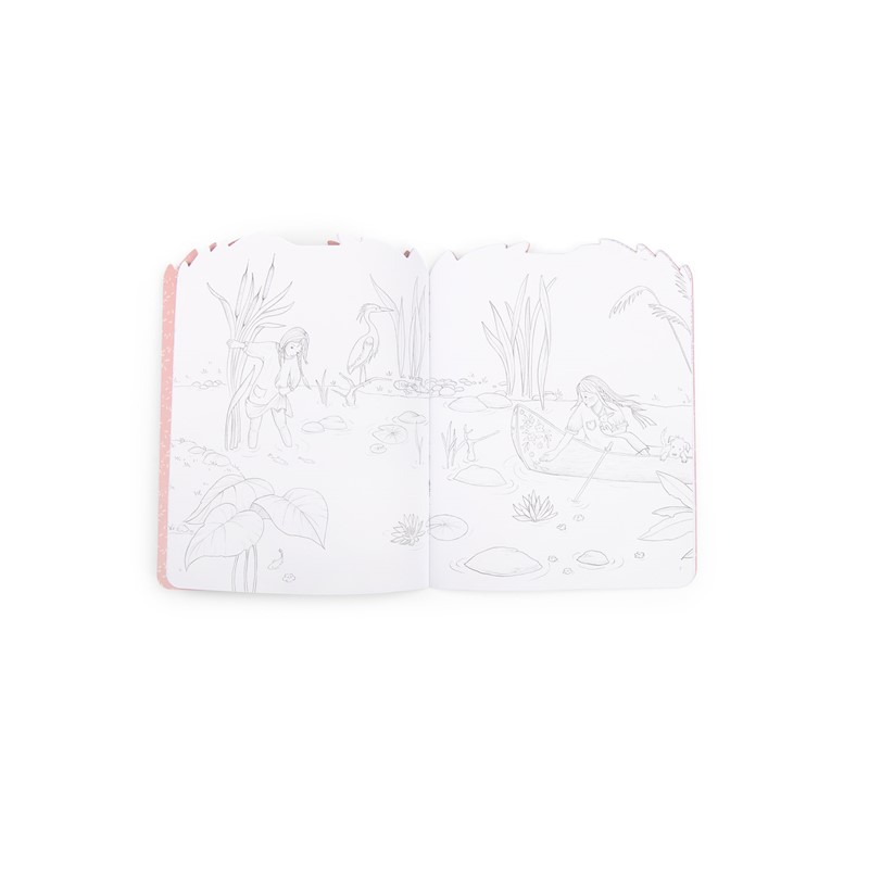 cuadern per pintar amb adhesius