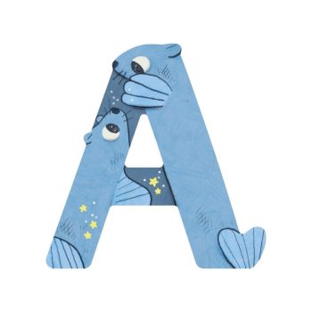 letras abecedario madera