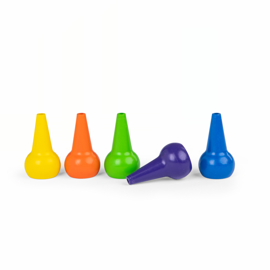 5 llapis de colors de cera