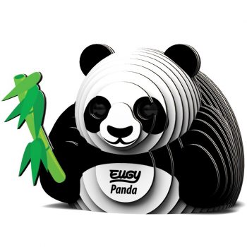 Figura 3D montable oso panda nuevo Eugy, con valores educativos y respetuosos con el medio ambiente. 100% reciclable libre de toxicos