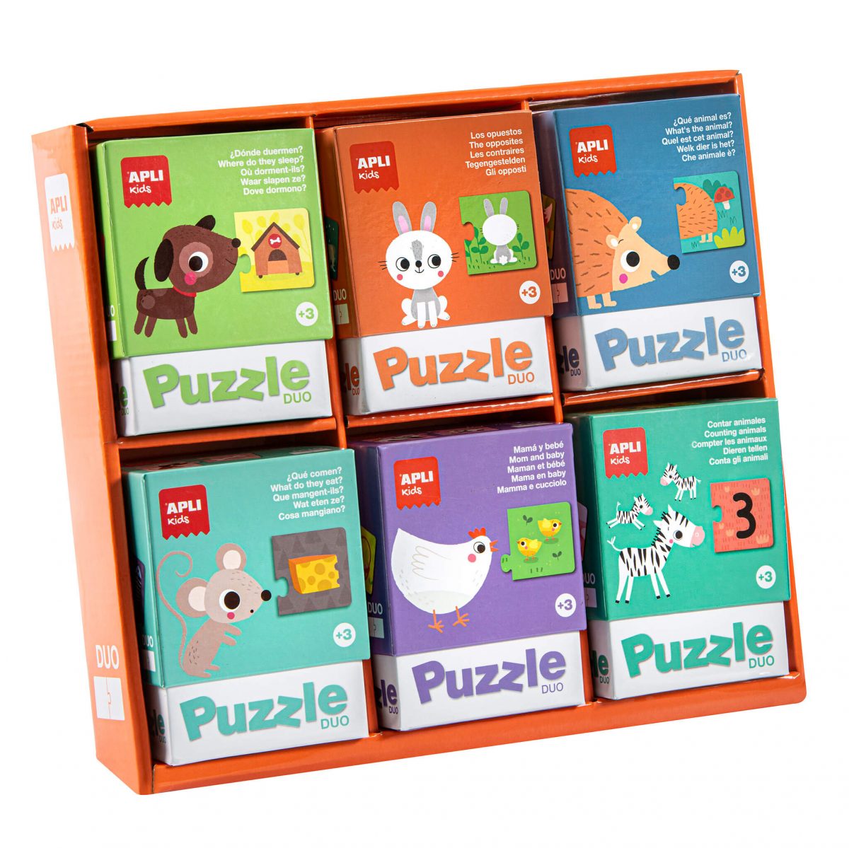 puzzle duo 24 piezas animales